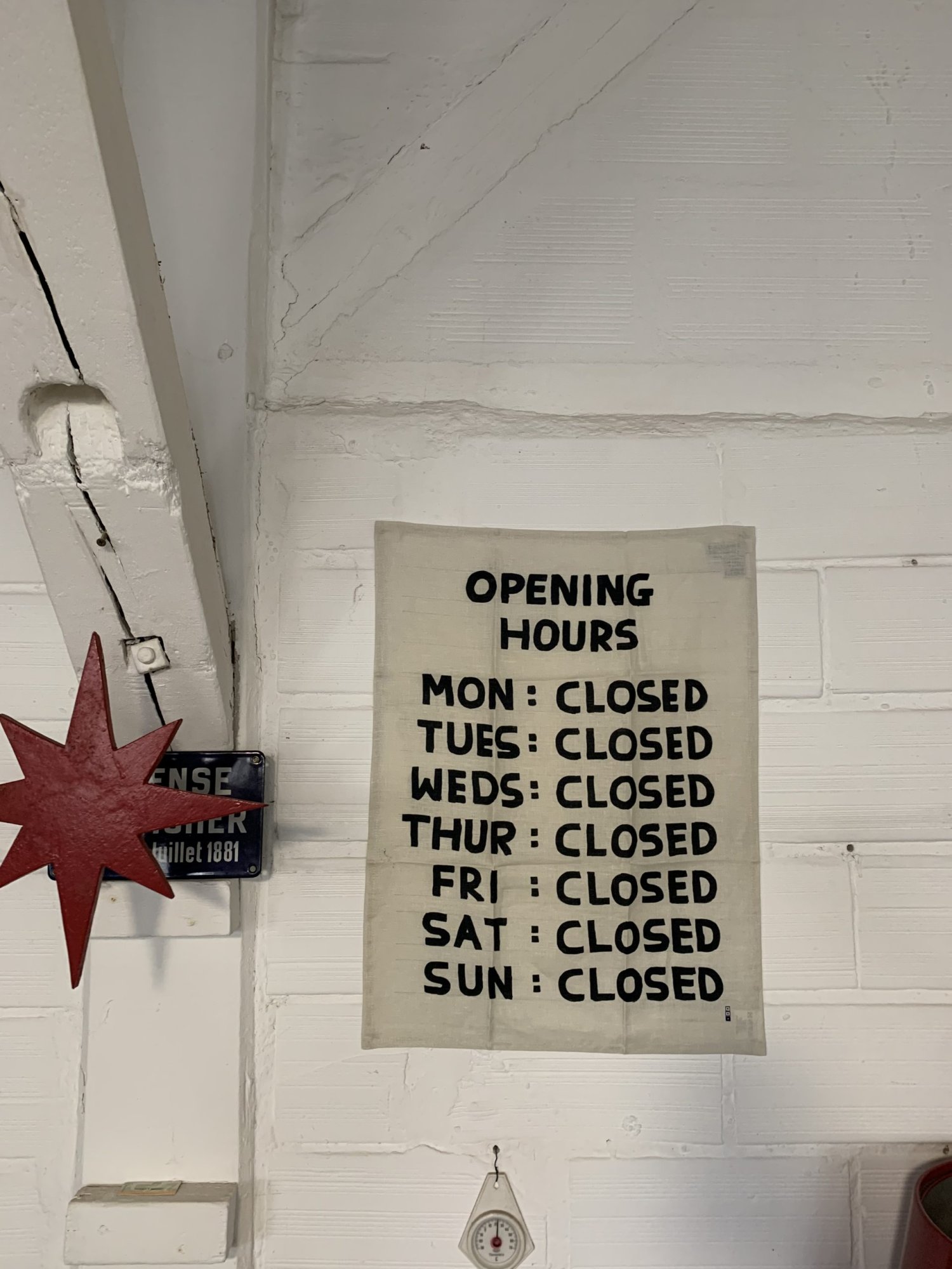 opening hours